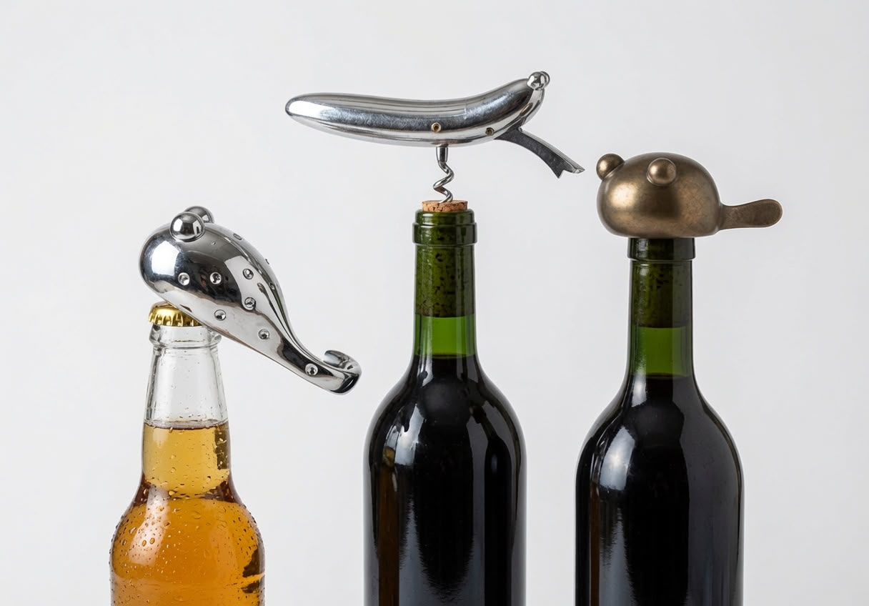 Slugs and Tadpoles — cast-metal barware