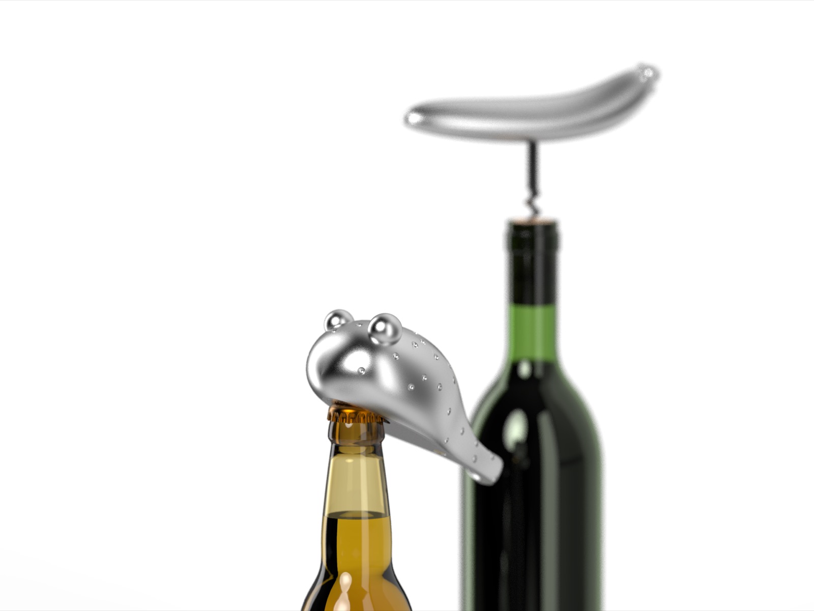Tadpole Beer Bottle Opener